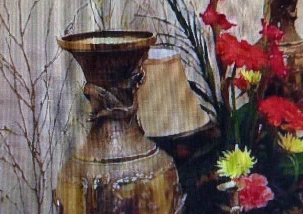 The vases in this photograph were stolen during a burglary at a house in the Circular Road area of Dungannon
