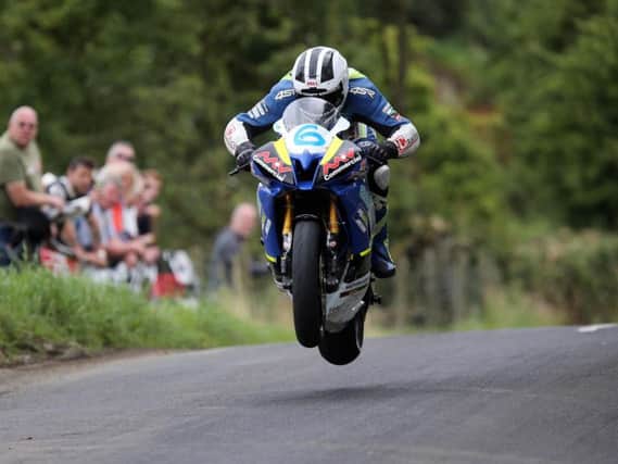 William Dunlop on the IC Racing Yamaha R6 at Armoy on Friday evening.