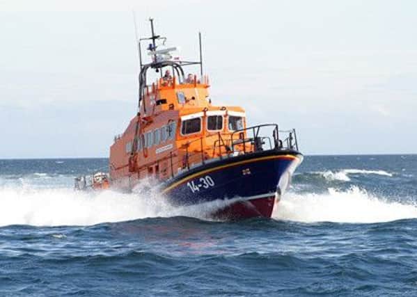 Larne RNLI's all-weather lifeboat, the Dr John McSparron. INLT-31-710-con