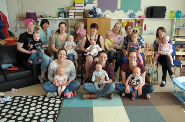 Mothers and Youngsters from Larne Parental Support Group's Breastfeeding Support Group. INLT 31-200-AM