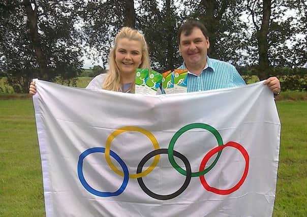 Billy Jones, Assistant Pastor at Ballee Baptist Church, who plans to undertake some Christian outreach work during the Olympic games alongside his daughter, Rebekah, a member of Pegasus Hockey Club in Belfast. (Submitted Picture).