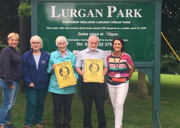 Armagh City, Banbridge and Craigavon Borough Council Policing and Community Safety Partnership set up Park Watch in Northern Ireland's largest and most beautiful urban park, Lurgan Park.