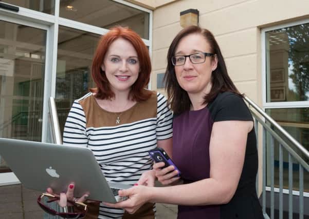 Digital Marketing experts Naomh McElhatton and Lisa McGarry who will be teaching on the exciting new Digital Marketing course at Northern Regional College.