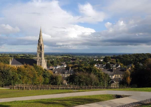 Just one of the breath taking views from the Hill of the O'Neill, Dungannon.INTT4112-122ar.