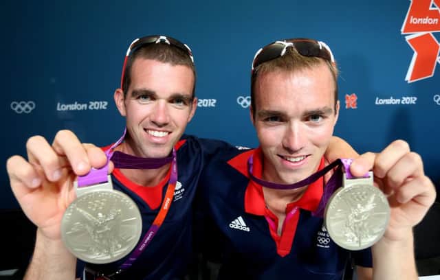 Coleraine's Richard and Peter Chambers won the silver medal along with team-mates Rob Williams and Chris Bartley during the final of the Lightweight Four in the London 2012 Olympics at Eton Dorney. Photo-William Cherry/Presseye