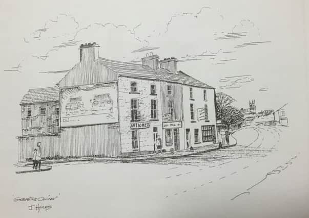 Family stores at Edenderry, as depicted by Joe Hynes.