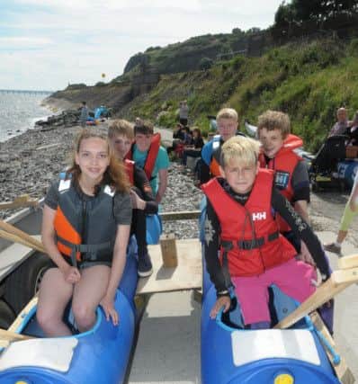 The 'Wee Dippers' were representing Whitehead Baptist Church. INLT 32-209-AM