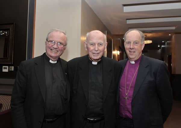 Bishops Donal McKeown (left), Edward Daly and Ken Good.
