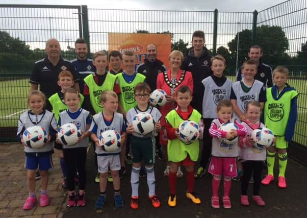 An Irish Football Association-hosted Nutty Krust camp will be held next week at Lurgan Town Arena.