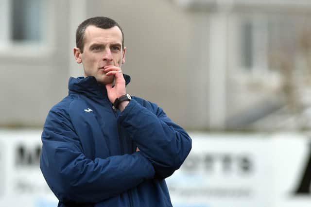Coleraine manager, Oran Kearney has a selection headache ahead of their opening game. Photo by TONY HENDRON/Presseye.com.