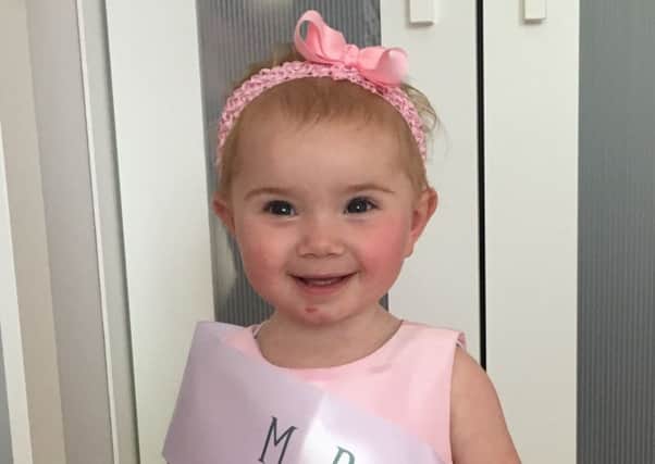 Sophia Sanlon (14 months) is taking part in the Junior Miss Northern Ireland pageant.  INCT 33-729-CON