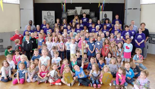 Pastors Jonathan & Yvonne Payne, Pastor Jon Ogle, Ashley Allen, Louise Ogle and their team of helpers pictured with and lots of smiling faces at the Kids of Promise Summer Fun Week in Ballymoney Church of God.