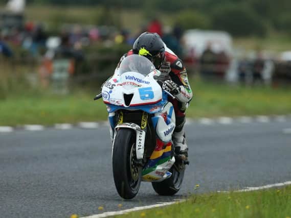 Bruce Anstey won the opening Supersport race at the MCE Ulster Grand Prix on the Valvoline Padgetts Honda.