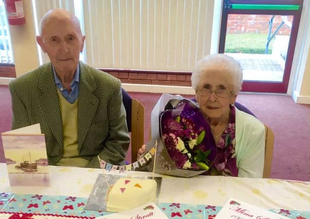 Banbridge Library  recently hosted a birthday celebration for two of its popular customers - Mina Spratt, who reached 100 years of age in June, and Bob Anderson, who turned 97 on the day of the party.
The library staged an afternoon with the two avid readers to celebrate their special birthdays over books and cake.
Honoured to hold the celebration,  she said, a spokesperson added: Mina and Bob said that reading is very important to them and they both love books. They said the secret of their success was in keeping their minds active through reading and puzzles; Bob attends the weekly Board Games session in the library and Mina regularly watches Countdown.  They are both two inspirational people and the library staff were delighted to celebrate with them.