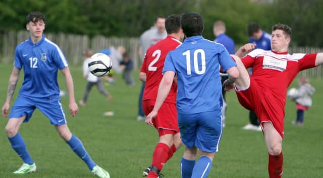 Dervock kicked off their title defence with a win over Portrush Reserves.