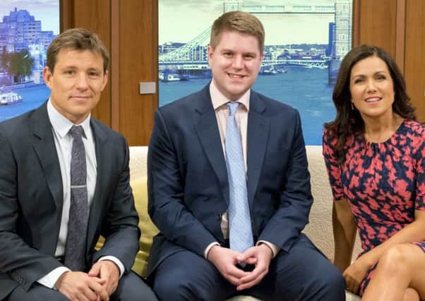 Peter Cardwell on Good Morning Britian with Susanna Reid and Ben Shephard.