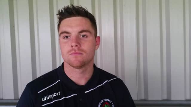 Striker Sean McCarron scored his third goal in as many competitive games for Institute.