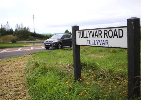 A man in his 40s was killed in a one vehicle crash on the Tullyvar Road shortly before 8.30pm on Saturday.