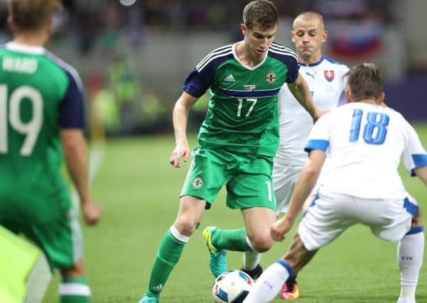 Paddy McNair made the move from Manchester United to Sunderland during the summer. Pic: Presseye