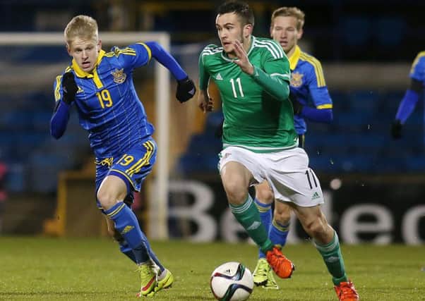Michael Duffy has been rewarded for his performances for Northern Ireland Under 21s. Picture by Jonathan Porter/PressEye