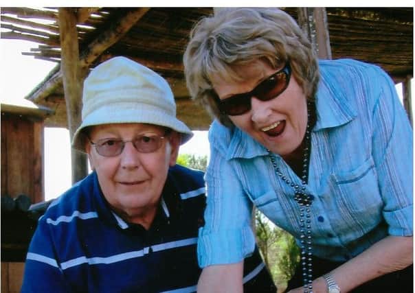 Brian Tohill and his late wife Mary on holiday in South Africa