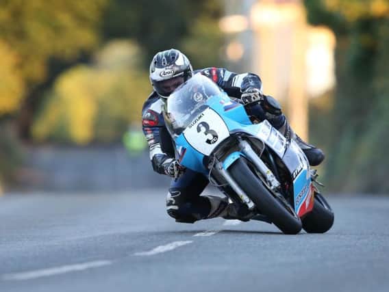 Michael Dunlop breached the 125mph mark during Classic TT practice on the Team Classic Suzuki XR69