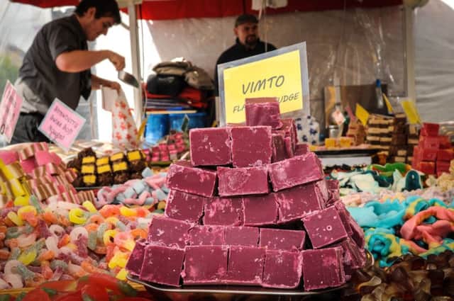 The large selection of tasty delights at the Cookstown Continental Market.INMM2014-381