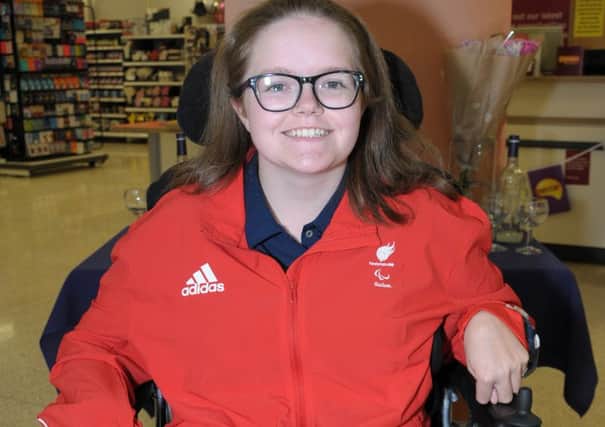 Larne's Para Olympian Claire Taggart. INLT 31-210-AM