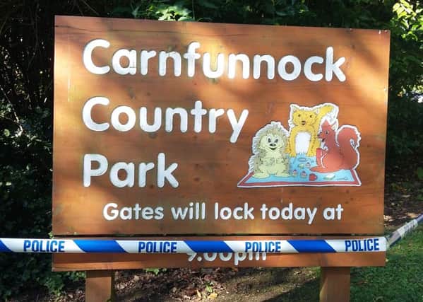 Carnfunnock Country Park has been closed by police. INLT-36-700-con