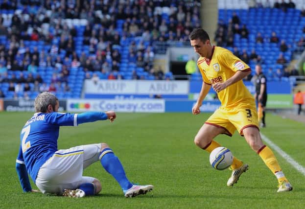 Danny Lafferty, pictured in action for Burnley, is delighted with his loan move to Sheffield United.