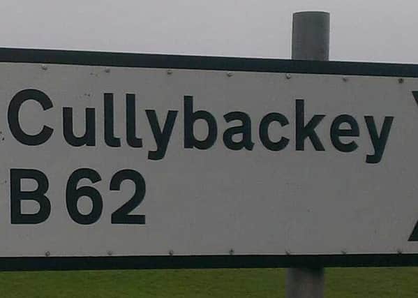 Cullybackey sign.
