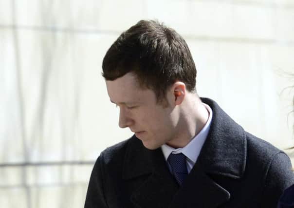 Ben Megarry at an earlier court appearance.
Pic by Colm Lenaghan/Pacemaker