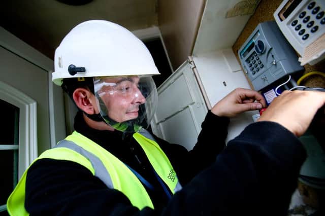 Kirk McGregor from ROL Testing one of the electricians carrying out NIE Networks meter replacement programme