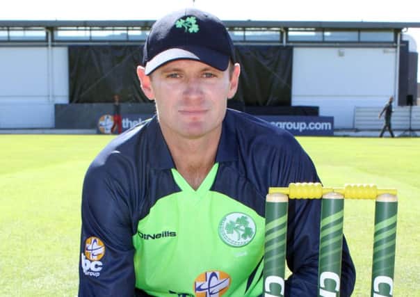 Ireland captain William Porterfield finally got to play for his country in the North West on Monday.
