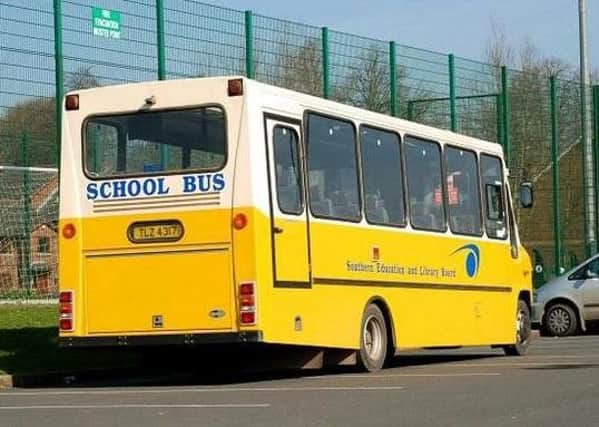 SELB bus to St Mary's Primary School