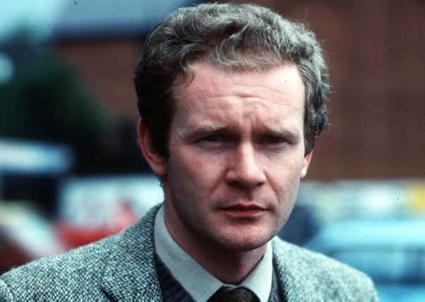 Mr McGuinness, pictured in 1982.