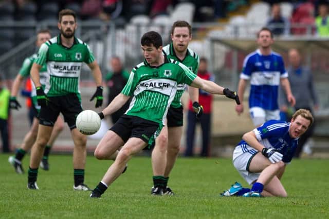 Aidan McGarrity hit 0-6 for Rock in their Junior Championship victory.