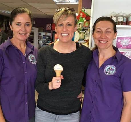 BBC Breakfast s Steph with Dee Morelli and Jackie Glass at Morelli Ice cream and cafe at Ballycastle seafront before she headed to Rathin Island. As part of Wild Britain series, Steph headed to Rathlin Island, to meet the residents taking on multiple jobs and setting up their own businesses.