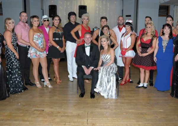 Dancers and organisers of Strictly Come Dancing at the Nortel Club in aid of PIPS. INNT 37-200-AM
