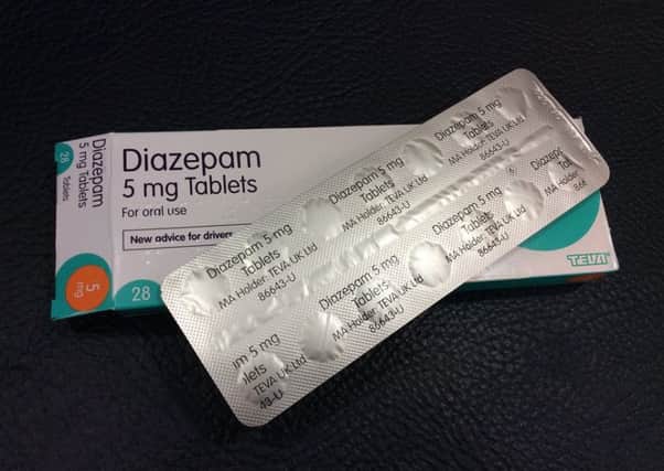 Drugs warning: Diazepam is a tranquillizing muscle-relaxant often used by doctors to treat anxiety disorders.