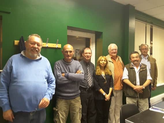 Pictured recently at the North Coast Armada Connection meeting held in Ballymoney. L-R Dr. Bob Curran. Robin Ruddock, Keith Beattie, Edwina Beattie, Mike Jones, Charlie McConaghy, Magne Haugseng.