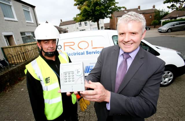 Kirk McGregor ROL Testing and Cormac McCamphill NIE Networks continue the meter replacement programme across Northern Ireland.