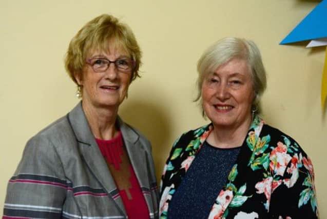 Chairperson Ms Marie Hegarty and speaker Mrs Betty McNerlin.