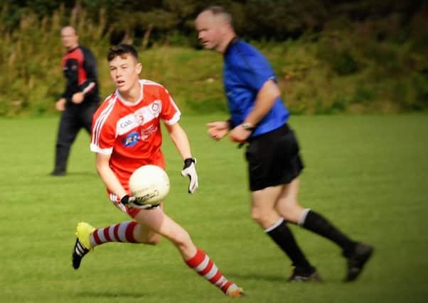 Lorcan, a Year 11 pupil at Dominican College, who has been selected for the year 11 county GAA squad.