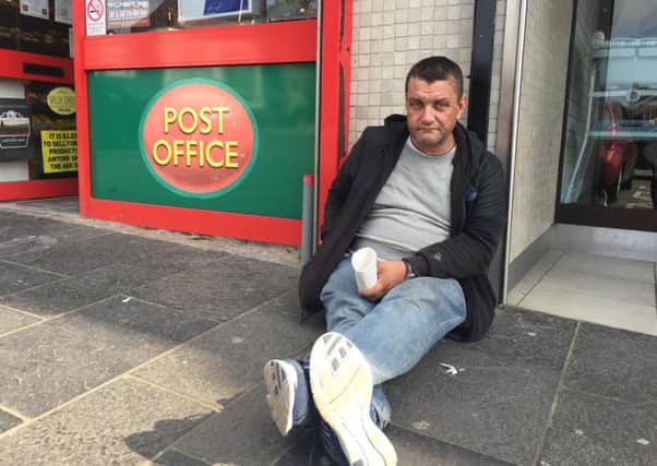 Mark was sleeping rough behind bins in Dungannon before the community helped