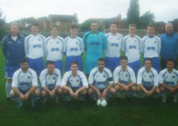 Lurgan BBOB before a recent fixture for the Mid-Ulster Football League Division Two club.INLM38-160
