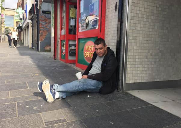 A homeless man, who was living on the streets of Dungannon