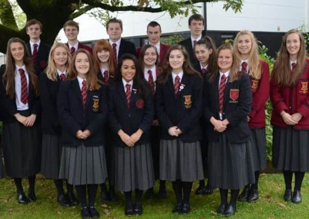 Ballyclare High Schools Outstanding Academic Performers at AS level. (Submitted Picture).