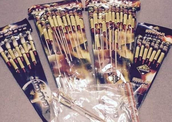 Police have warned local residents about illegal fireworks.