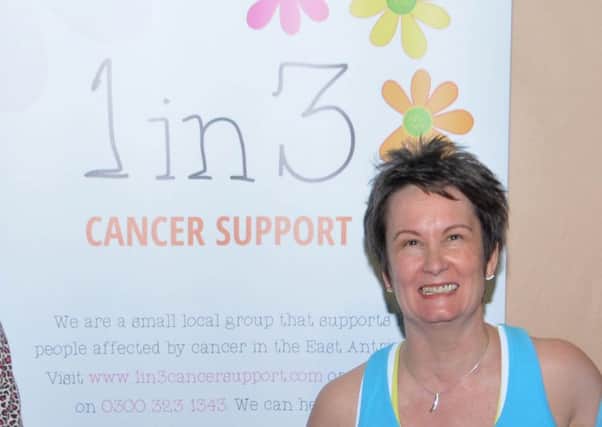 Karen McMeekan from 1 in 3 Cancer Support (file photo) INCT 20-043-GR
